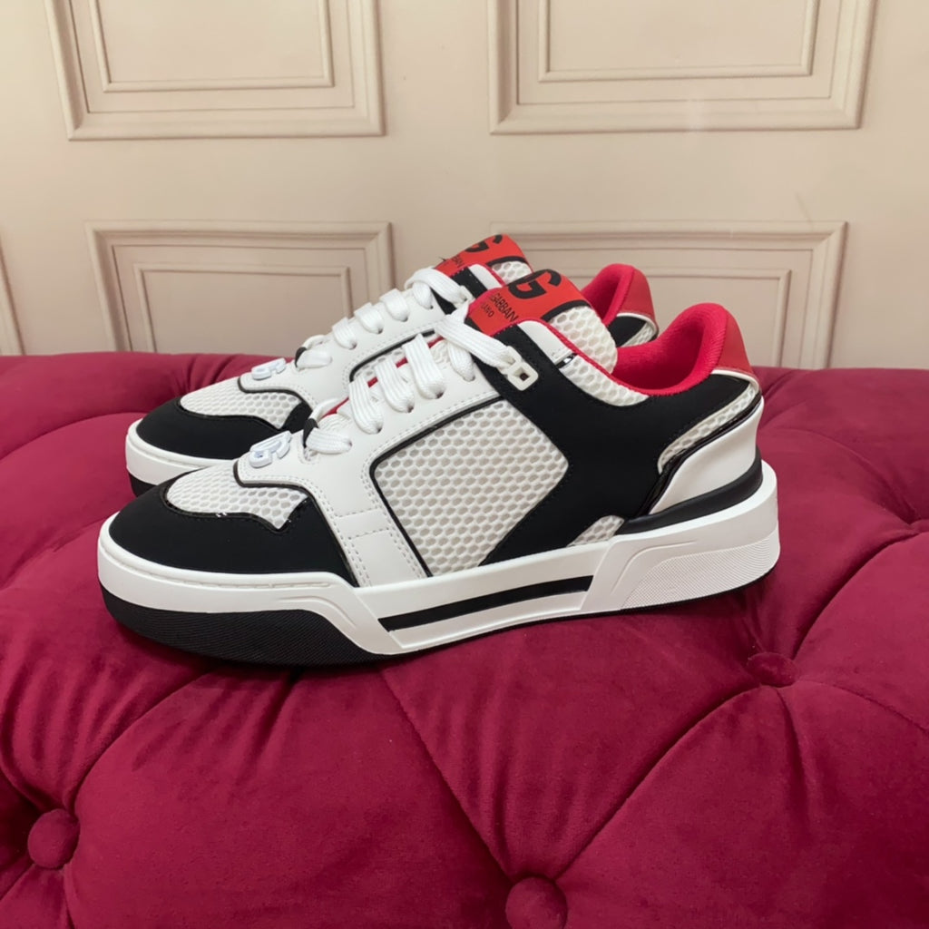 Dolce & Gabbana DG Heavy-Craft Calfskin Sneakers with 5D Accents
