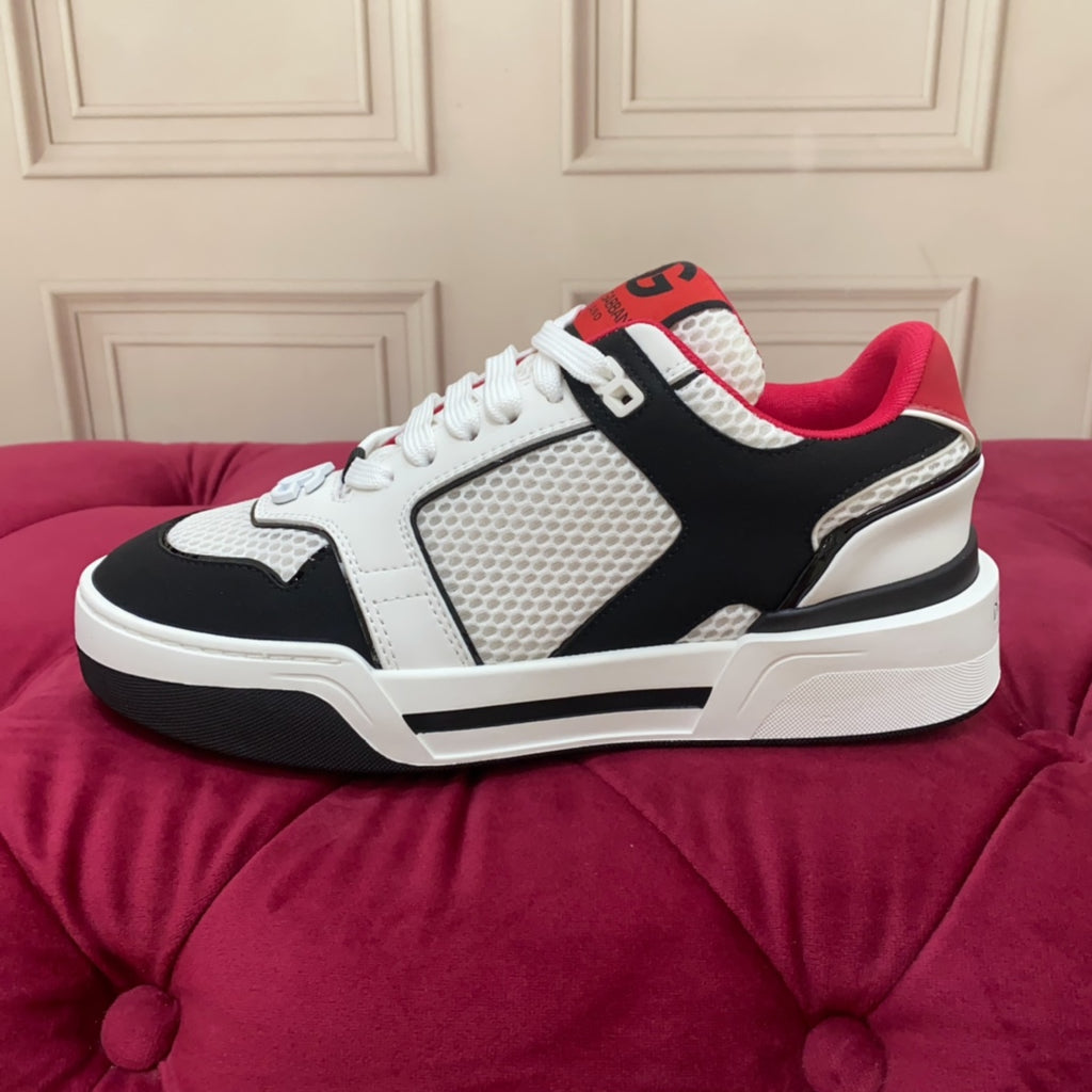 Dolce & Gabbana DG Heavy-Craft Calfskin Sneakers with 5D Accents
