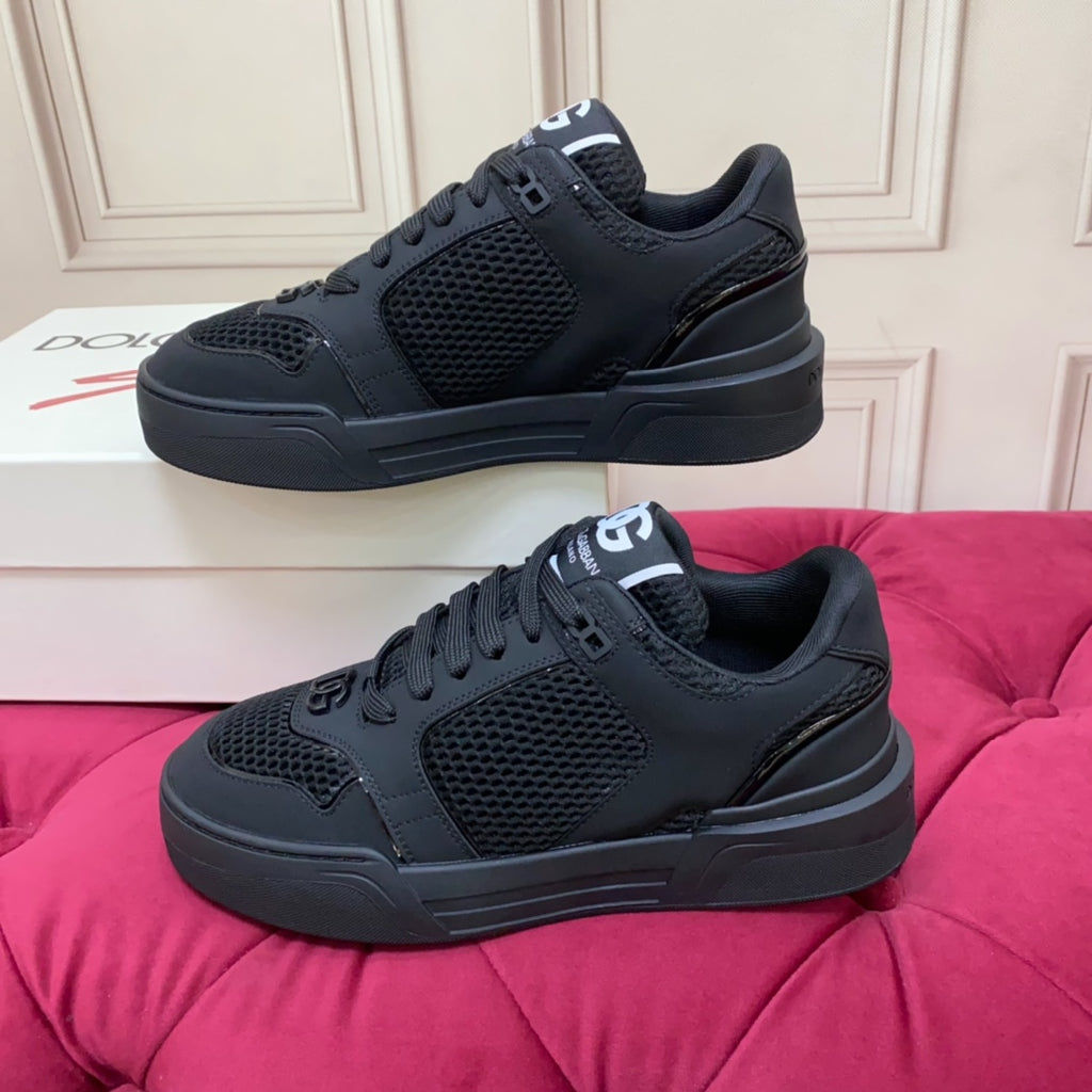 Dolce & Gabbana DG Heavy-Craft Calfskin Sneakers with 5D Accents