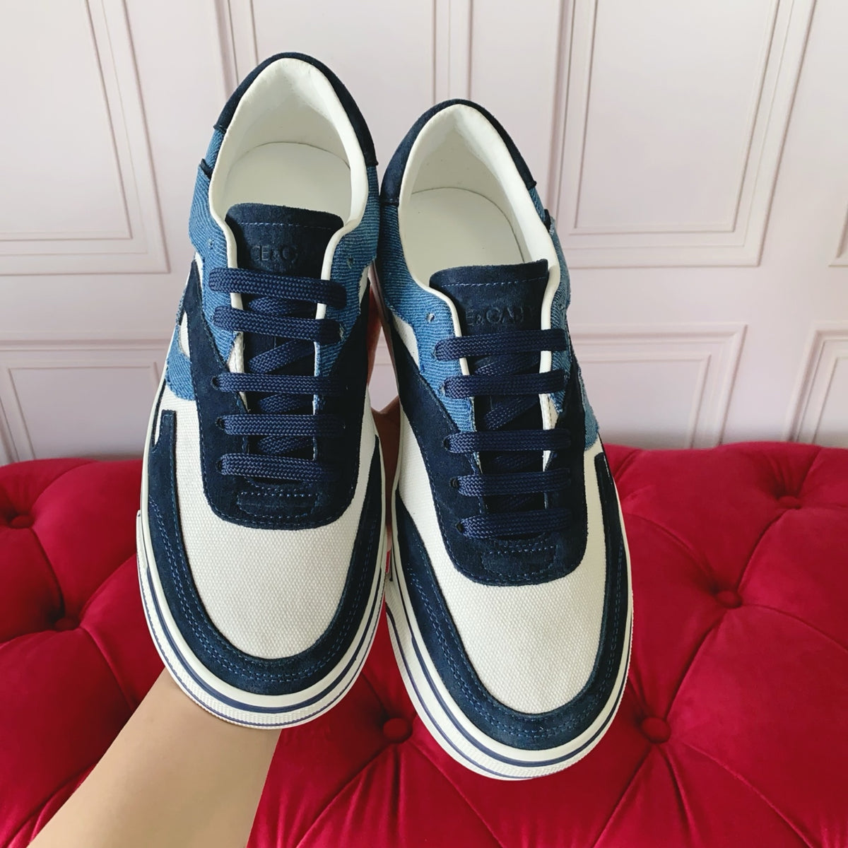 Dolce & Gabbana DG Heavy-Craft Calfskin Sneakers with 5D Accents