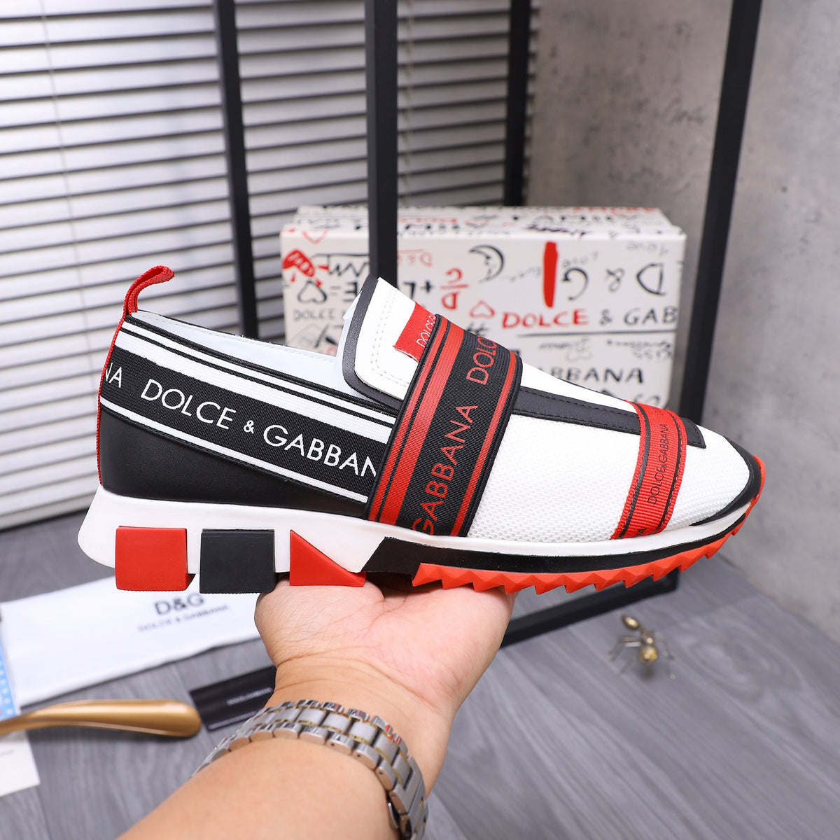 Dolce & Gabbana DG Couple's Suede Casual Sneakers