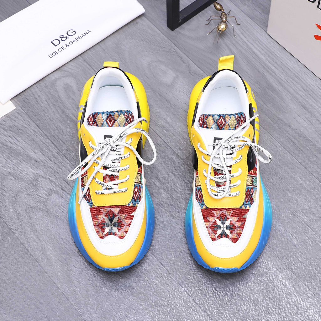 Dolce & Gabbana DG Couple's Suede Casual Sneakers