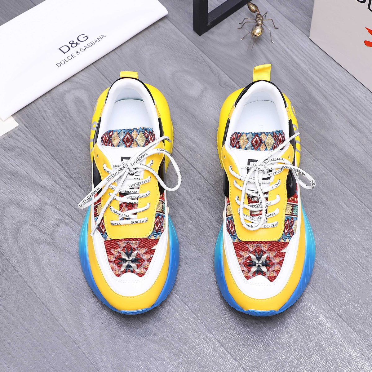 Dolce & Gabbana DG Couple's Suede Casual Sneakers