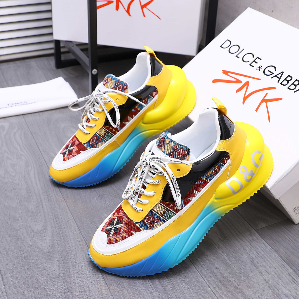 Dolce & Gabbana DG Couple's Suede Casual Sneakers