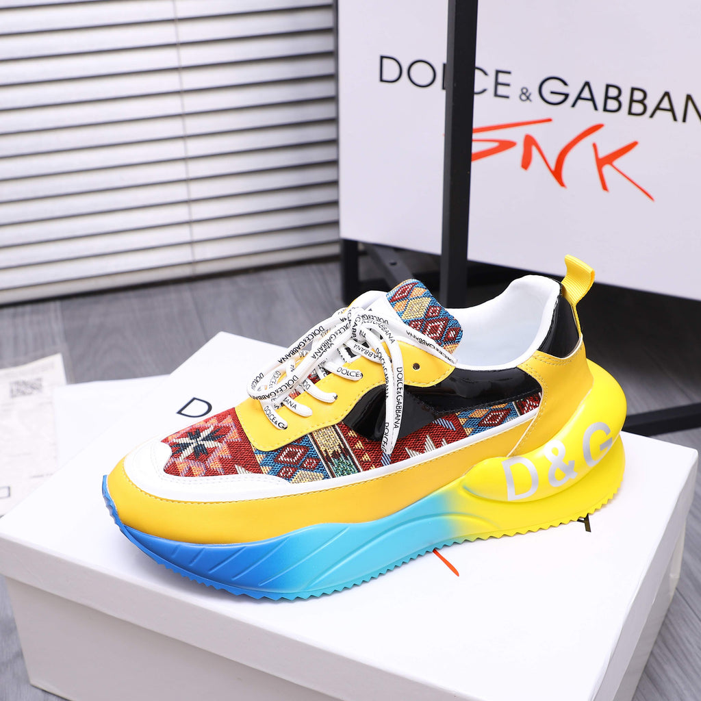 Dolce & Gabbana DG Couple's Suede Casual Sneakers
