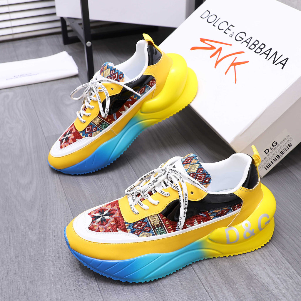 Dolce & Gabbana DG Couple's Suede Casual Sneakers