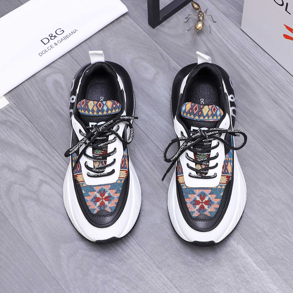 Dolce & Gabbana DG Couple's Suede Casual Sneakers
