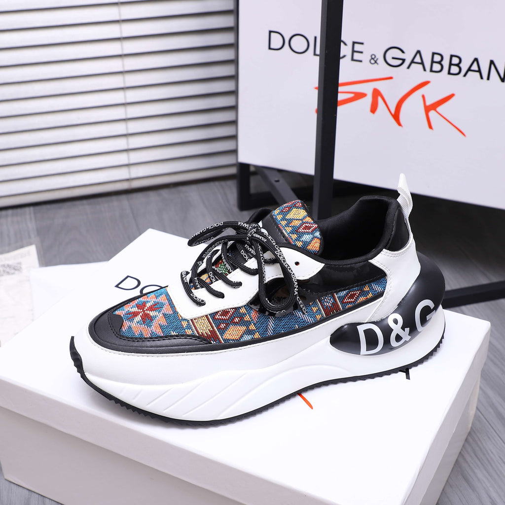 Dolce & Gabbana DG Couple's Suede Casual Sneakers
