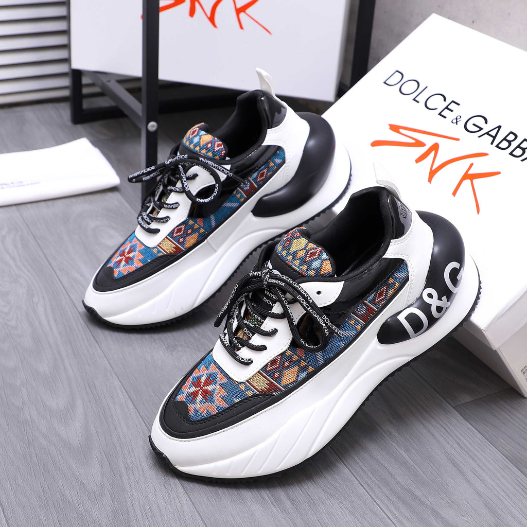 Dolce & Gabbana DG Couple's Suede Casual Sneakers