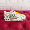 Dolce & Gabbana DG Heavy-Craft Calfskin Sneakers with 5D Accents