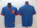 Men's Atlanta Braves Blue Cooperstown Collection Blank Jerseys