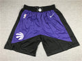 Men's Toronto Raptors Black/Purple Basketball Shorts1 2021 New Style