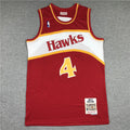Men's Atlanta Hawks Spud Webb Red 1986-87 Hardwood Classics Swingman Jerseys