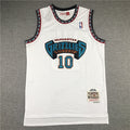 Men's Memphis Grizzlies Mike Bibby #10 White Classics Swingman Jerseys