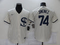 Men's Chicago White Sox Eloy Jimenez #74 Beige Replica Baseball Jerseys