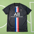 PSG 2019/20 Fourth Jersey – Black Tricolor Stripe Accor Fan Version