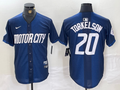 Men's Detroit Tigers Spencer Torkelson #20 Navy 2024 City Connect Limited Player Jerseys