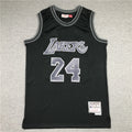 Men's Los Angeles Lakers Kobe Bryant Black Hardwood Classics Swingman Jerseys