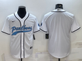 Men's Carolina Panthers White Blank Jerseys