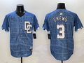 Men's Washington Nationals Dylan Crews #3 Blue 2025 City Connect Limited Player Jerseys