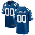 Men's Indianapolis Colts Custom1 Player Game Jerseys Blue