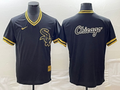 Men's Chicago White Sox Black Cooperstown Collection Game Jerseys