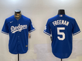 Men's Los Angeles Dodgers Freddie Freeman #5 Blue Replica Baseball Jerseys