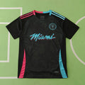 Inter Miami CF Black Miami Vice Edition Fan Version Jersey 2024/25 – Neon Pink & Blue Football Shirt