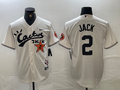 Men's Houston Astros #2 White Limited Player Jerseys Joint Edition