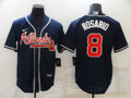 Men's Atlanta Braves Eddie Rosario #8 Navy Replica Jerseys