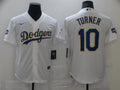 Men's Los Angeles Dodgers Justin Turner #10 White Stitched Jerseys