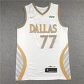 Men's Dallas Mavericks Luka Doncic White 2020/21 Swingman Jerseys - City Edition