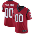 Custom1 Houston Texans Red Vapor Untouchable Player Limited Jerseys Stitched American Football Jerseys
