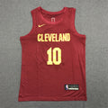 Men's Cleveland Cavaliers Darius Garland #10 Wine Swingman Jerseys - Icon Edition