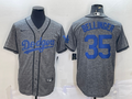 Men's Los Angeles Dodgers Cody Bellinger Nike Gray Home Replica Player Name Jerseys