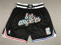 Men's LA Clippers Black 2022/23 City Edition Basketball Shorts1