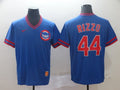 Men's Chicago Cubs Anthony Rizzo #44 Blue Stitched Jerseys