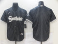 Men's Chicago White Sox Black City Connect Replica Blank Jerseys