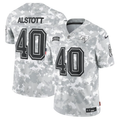 Men's Tampa Bay Buccaneers Mike Alstott #40 Arctic Camo 2024 Salute to Service Retired Player Limited Jerseys