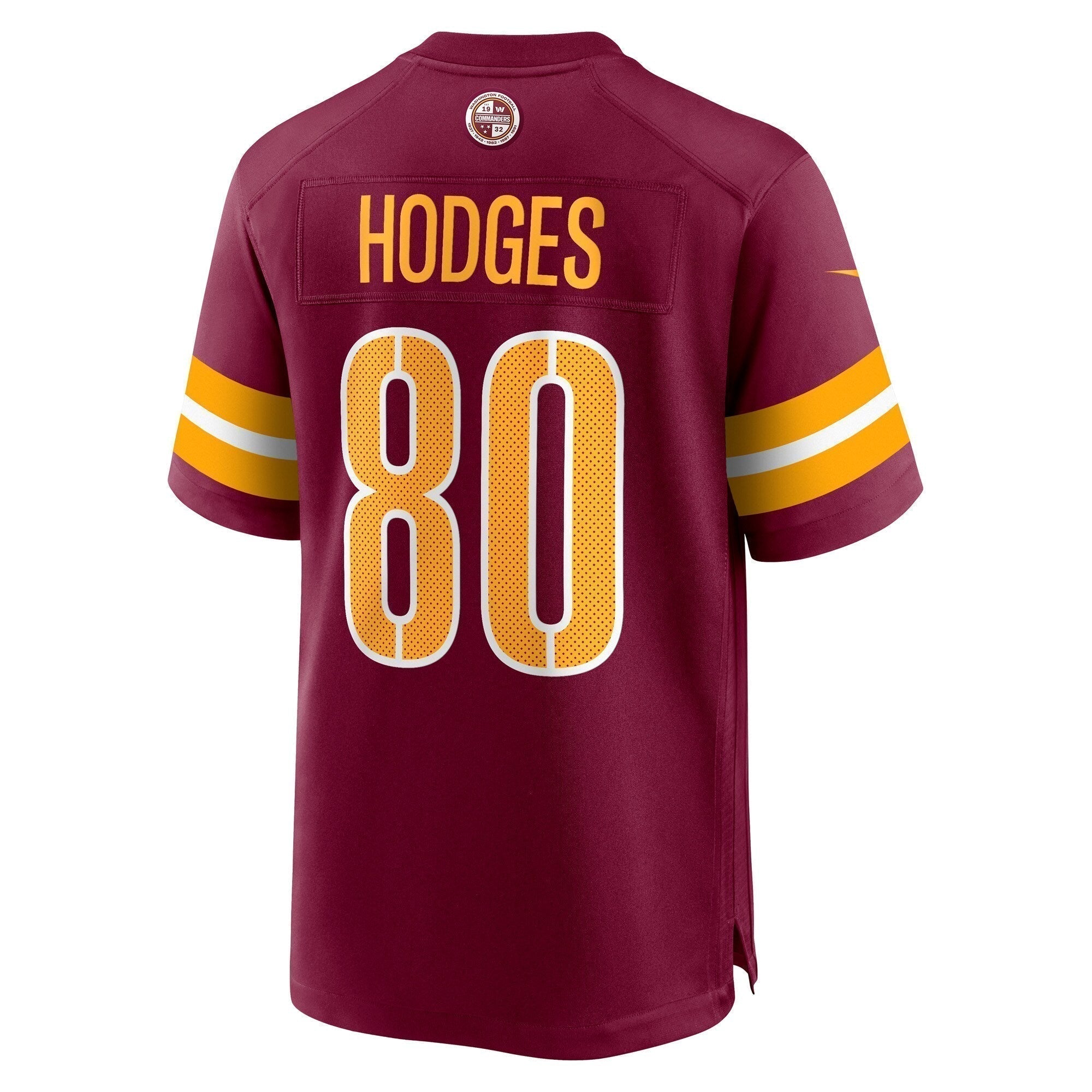 Curtis Hodges Washington Commanders Nike Game   Jersey - Burgundy