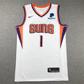 Men's Phoenix Suns Devin Booker #1 White 2022/23 Swingman Jerseys - Association Edition