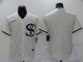 Men's Chicago White Sox Cream Replica Blank Jerseys