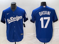Men's Los Angeles Dodgers Shohei Ohtani #17 Blue Game Player Jerseys