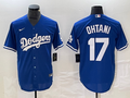 Men's Los Angeles Dodgers Shohei Ohtani #17 Blue Replica Game Jerseys
