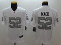 Men's Las Vegas Raiders Khalil Mack #52 White Player Game Jerseys