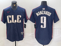 Men's Cleveland Guardians Kyle Manzardo #9 Navy 2024 City Connect Limited Jerseys