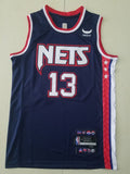 Men's Brooklyn Nets James Harden Navy 2021/22 Swingman Jerseys - City Edition