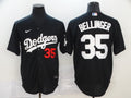 Men's Los Angeles Dodgers Cody Bellinger #35 Black Stitched Jerseys