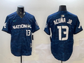 Men's National League Ronald Acuna Jr. #13 Navy 2023 MLB All-Star Game Limited Player Jerseys
