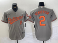 Men's Baltimore Orioles Gunnar Henderson #2 Gray Limited Player Jerseys